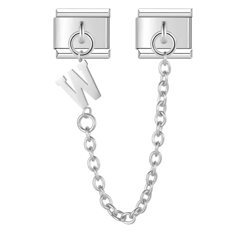 Cadena doble charm W