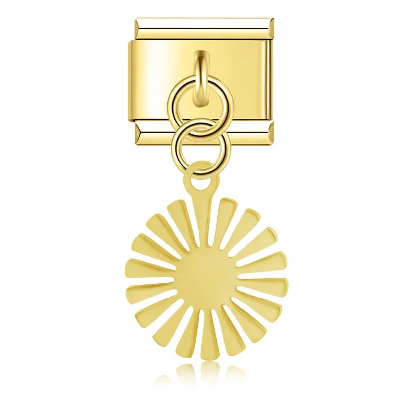 Colgante sol oro