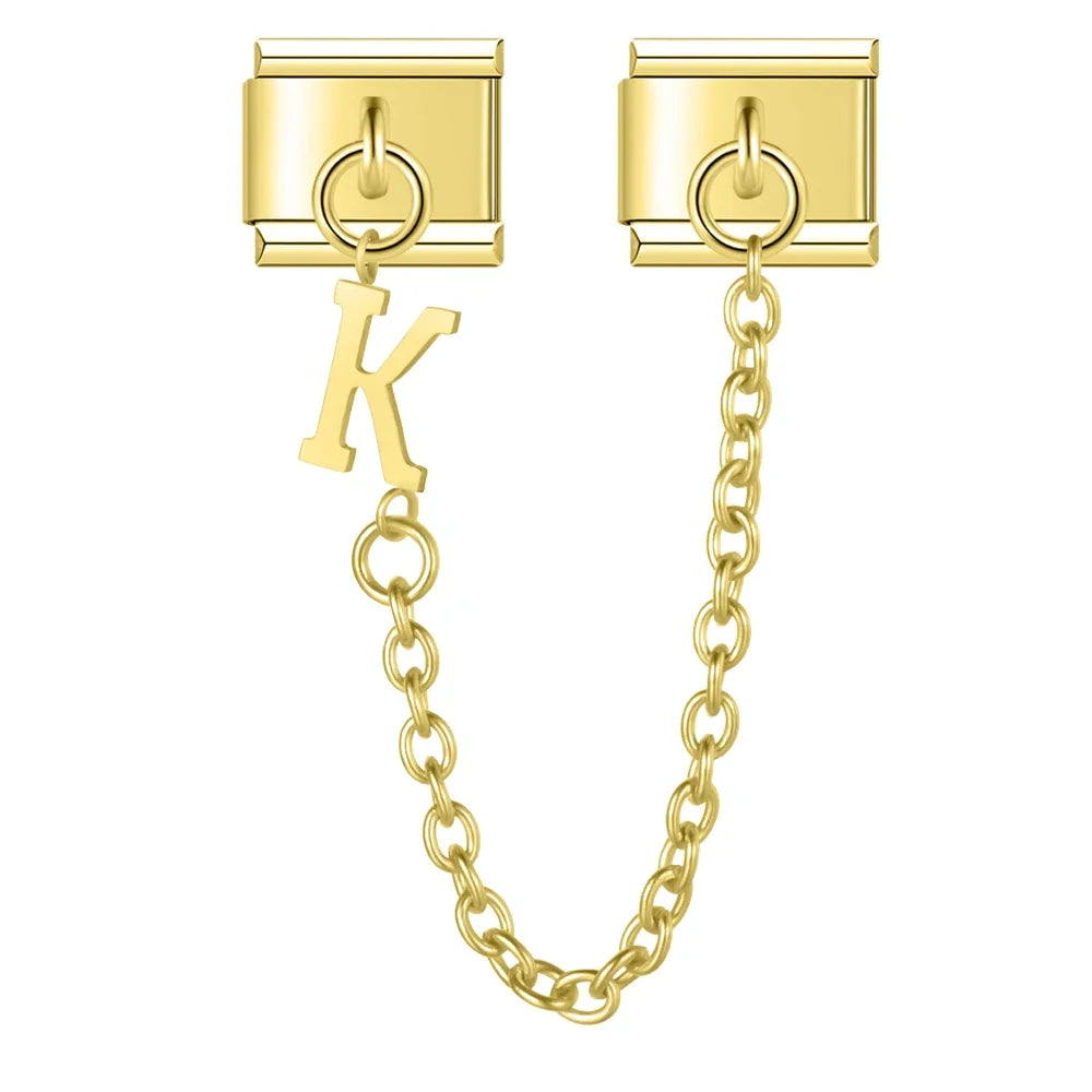 Cadena doble charm K
