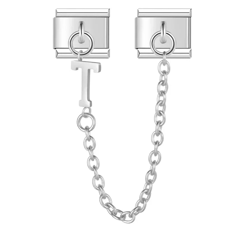 Cadena doble charm T