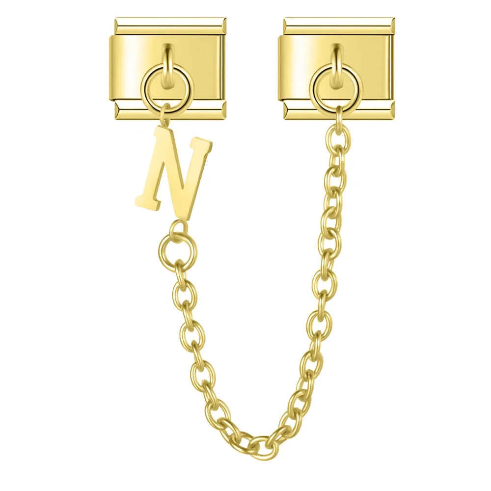 Cadena doble charm N
