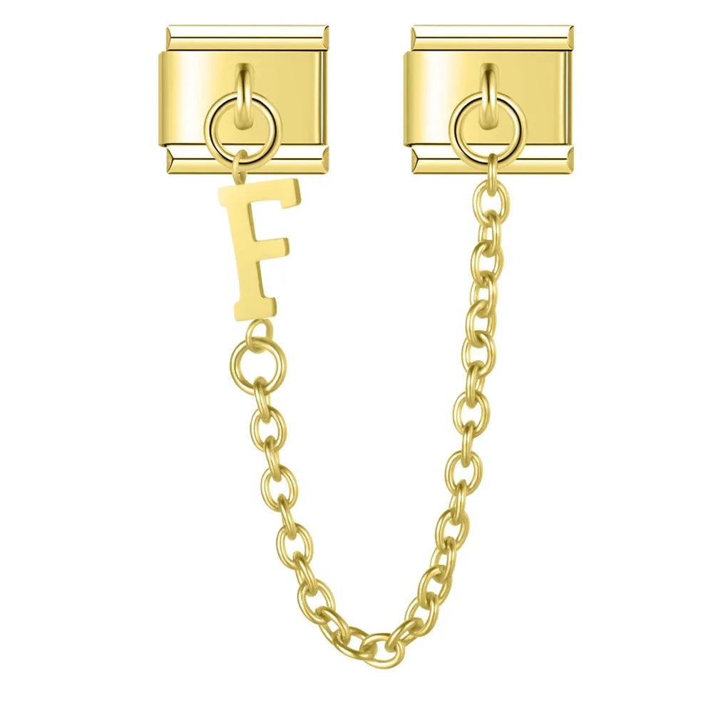 Cadena doble charm F