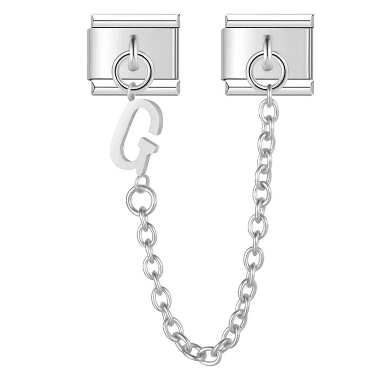 Cadena doble charm G